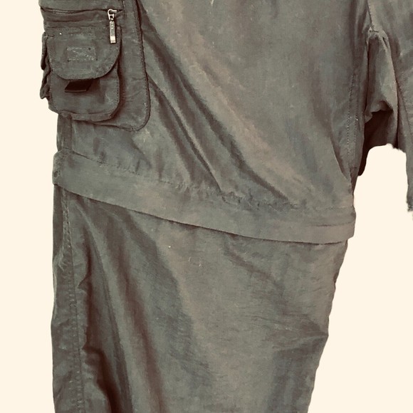 MISTY MOUNTAIN Men Medium Logo Nylon Zip Leg Pockets Out Door Light Weight Pants - Picture 8 of 9